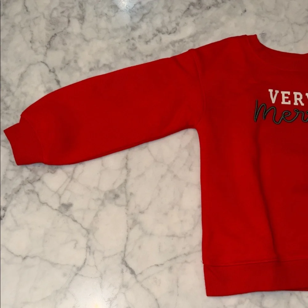 Cat & Jack Festive Red and Cream Bundle Set 4/5T
